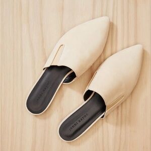 Jenni Kayne Oiled Leather Mules, Size 40